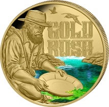 1 Unze Gold Gold Rush 2026 (Auflage: 50 | Polierte Platte)
