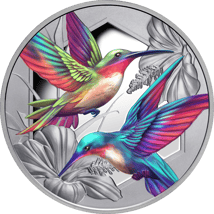 1 Unze Silber Kolibri 2025 (Auflage: 750 | Polierte Platte)