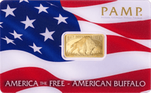 5g Goldbarren PAMP America the Free - Buffalo