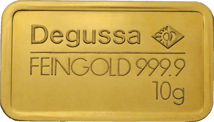 10g Goldbarren Degussa (Umlaufware)