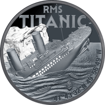 1 Unze Silber RMS Titanic 2025 (Auflage: 800 | Black Proof)