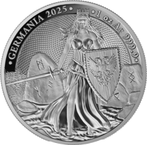 1 Unze Silber Germania 2025 (Auflage: 1.000 | Polierte Platte)