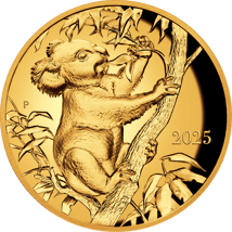 1 Unze Gold Koala 2025 (Auflage: 250 | High Relief | Polierte Platte)