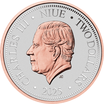 1 Unze Silber Kookaburra Super Incuse 2025 (Auflage: 1.000 | Rosegold | Prooflike)