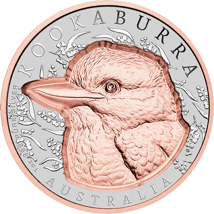 1 Unze Silber Kookaburra Super Incuse 2025 (Auflage: 1.000 | Rosegold | Prooflike)