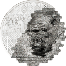 2 Unze Silber Reconstruction Gorilla 2025 (Auflage: 999 | Polierte Platte)