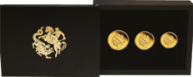 Gold Australian Sovereign 3 Münzen Set 2025 (Auflage: 250 | Polierte Platte)