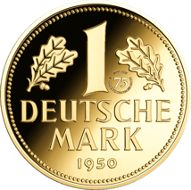 1/200 oz Gold 1 Deutsche Mark 2025 (75 Jahre DM)