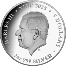 2 Unze Silber Grüne Meeresschildkröte 2025 (Auflage: 500 | Polierte Platte)