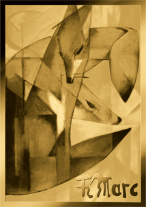 Gold Franz Marc The Foxes Münze
