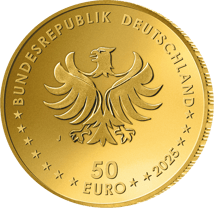 1/4 Unze Gold 50 Euro Deutsches Handwerk Gesundheit 2025 (Buchstabe: J)