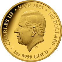 1 Unze Gold RMS Titanic 2025 (Auflage: 99 | Platiniert | Polierte Platte)