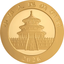 15g Gold China Panda 2026
