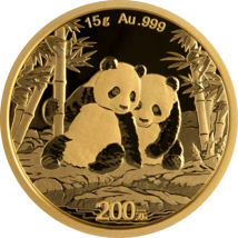 15g Gold China Panda 2026