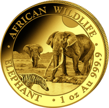 1 Unze Gold Somalia Elefant 2026