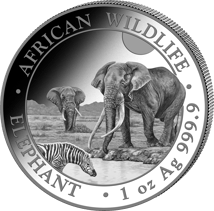 1 Unze Silber Somalia Elefant 2026