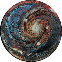 5 Unze Silber Extragalactic 2025 (Auflage: 1.000 | Diamanten | Antik Finish)