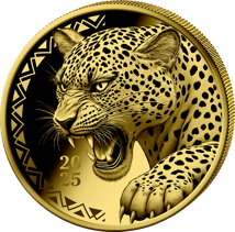 0,5g Gold African Animals Leopard 2025 (Auflage: 5.000 | Polierte Platte)