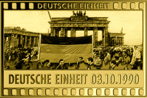Gold 35 Jahre Deutsche Einheit Münze