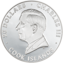 3 Unze Silber Silver Burst - Rhino 2025 (Auflage: 999 | High Relief | Polierte Platte)