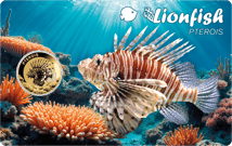 Gold Lionfish Münze