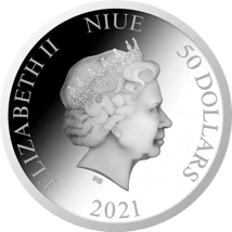 1kg Silber Ocean Five Delfin 2021 (Auflage: 100 | Polierte Platte | Zertifikat Nr. 100)