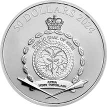 1kg Silber Ocean Five Orca 2024 (Auflage: 100 | Polierte Platte | Zertifikat Nr. 100)