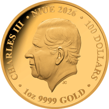 1 Unze Gold Schachfiguren Turm 2026 (Auflage 99 | Polierte Platte | Platiniert)