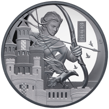 1 Unze Silber Schachfiguren Turm 2026 (Auflage: 999 | Black Proof)