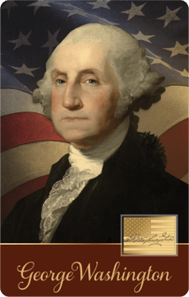 Gold George Washington Münze