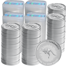 100 x 1 Unze Silber Känguru Nugget 2026
