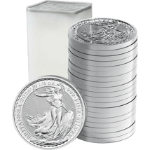 19 x 1/4 Unze Silber Britannia 2026