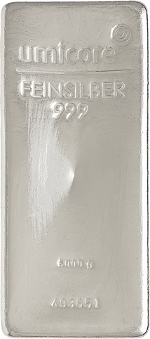 5kg Silberbarren Umicore
