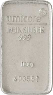 1 kg Silberbarren Umicore