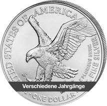 1 Unze Silber American Eagle (Verschiedene Jahrgänge)