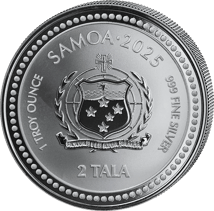 1 Unze Silber Samoa Seepferdchen 2025 (Auflage: 10.000)