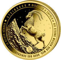 1/200 Unze Gold Sternzeichen Steinbock 2026 (Auflage: 5.000 | Polierte Platte)