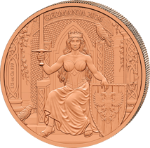 1/2 Unze Kupfermünze Germania 2026