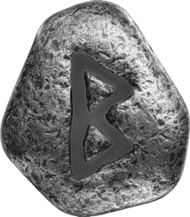 1 Unze Silberbarren Runes Collection: Berkanan (Auflage: 2.500 | Antik Finish)