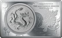 3 Unze Silber Set Chinesischer Drache 2026 (Auflage: 2.026)