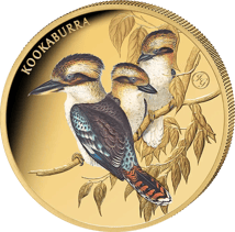 1 Unze Gold Kookaburra 2026 (Auflage: 50 | John Gould Privy Mark | Polierte Platte)
