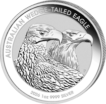 1 Unze Silber Australian Wedge Tailed Eagle 2026 (Auflage: 50.000)