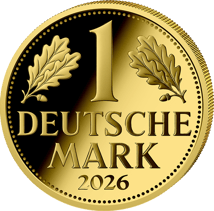 1 Unze Gold Deutsche Mark 2026 (Auflage: 99 | Polierte Platte)