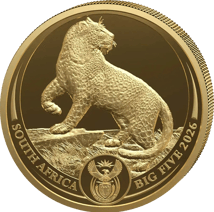 2 x 1/4 Unze Gold Big Five III Leopard 2026 Doppelkapsel (Auflage: 100 | Polierte Platte)