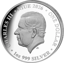 1 Unze Silber Australien Goldene Wüste 2026 (Auflage: 1.000 | Polierte Platte)