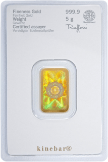5g Kinebar® Goldbarren Heraeus