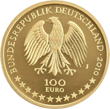 1/2 Unze Gold 100 Euro 2010 Würzburg
