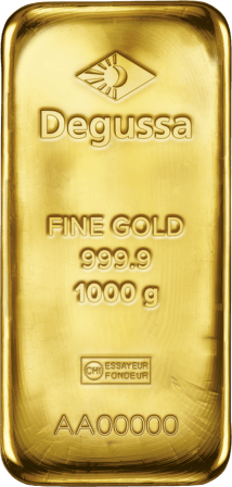 1kg Goldbarren Degussa