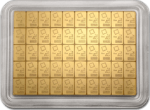 50 x 1g Gold Tafelbarren Combibarren (Goldplättchen)