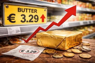 Butter-Schock im Supermarkt: Wenn selbst das Frühstück zur Preisfrage wird